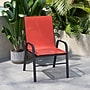 Flash Furniture Brazos Series Outdoor Stack Chair, Red, 4/Pack (4JJ303CRD)~#|#~6B765DE3-24A1-4E4D-AB08F06769C7617E_sc7