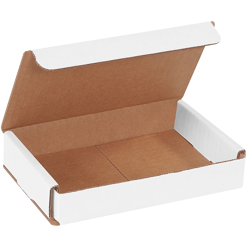 6" x 4" x 1" Crush-Proof Mailer, White, 50/Bundle (M641) image 1