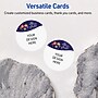 Avery Silver-Snowflakes Matte Blank Card, White, 120/Pack (S00-FK5)~#|#~6B7EC2AF-5A93-49FB-9C3C1E144ACDCB80_sc7