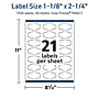 Avery TrueBlock Laser/Inkjet Decorative Edge Multipurpose Labels, 1-1/8" x 2-1/4", White, 1050/Box (94061)~#|#~6B844DF5-78E8-4974-A98999D20A4BB129_sc7