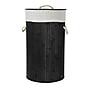 Household Essentials 15-Gallon 1-Section Hamper with Lid, Bamboo, Black (HE1219)~#|#~6B88F2AC-C445-4127-9EAD3F4418CB578C_sc7