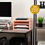 Mind Reader Plastic Side Loading Stackable Letter Tray, Letter Size, Pink, 4 Pieces (DANSTACK4-PNK)~#|#~6B897ADE-1A32-4826-A2DF791DBF1AA412_sc7