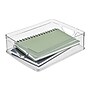 iDESIGN Small Stackable Plastic Storage Bin, Clear (80005)~#|#~6B8CD506-35E6-4769-9598D51773449E85_sc7