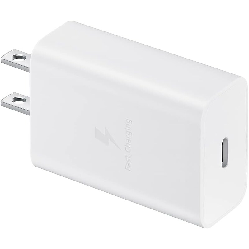 Samsung Wall Charger With Cable, 15W, 3.28ft., White (EP-T1510XWEGUS) image 1
