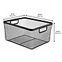 mDesign Steel Organizer, Matte Black (25969) ~#|#~6B913900-8A99-41A4-AEDF91F91942A65B_sc7