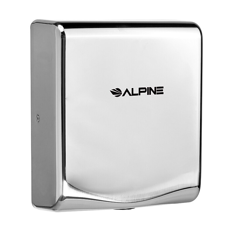 Alpine Industries Willow Commercial High Speed 110V Automatic Electric Hand Dryer, Chrome (405-10-CHR) image 1