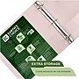 Samsill Earth's Choice Plant-Based 2" Durable View Binders, 3 Ring, Made in USA, Assorted Fashion Colors, 4/Pack (MP46969)~#|#~6B97502D-0650-4A13-8BF6D721DCFA02C2_sc7