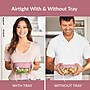 bentgo All-in-One Salad Container, 5-Compartment, Rose, 61 oz. (BGLASSAL-R)~#|#~6B981C38-228C-4480-8C3676412AFC44E1_sc7