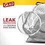 Glad  Drawstring 13 Gallon Tall Kitchen Trash Bags, .71 mil, 23.74 x 25.4, Gray, 100 Bags/Box (78374)~#|#~sp53228921_sc7