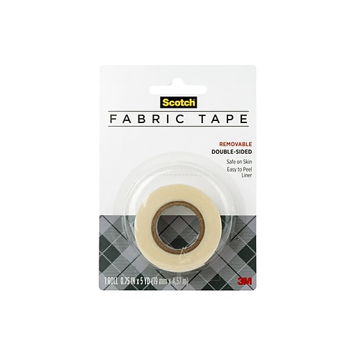 Scotch Removable Fabric Tape, 3/4 x 180 (FTR-1-CFT)