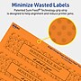 Avery Laser/Inkjet Multipurpose Rectangle Labels, 1.5" x 7.5", Bright Orange, 400/Box (94231)~#|#~6BA32111-E35A-4EEB-9A6A2C280CABD14E_sc7