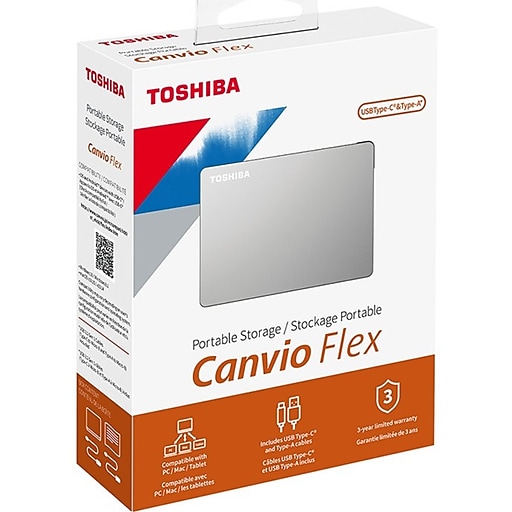 Toshiba HDTX120XSCAA Canvio Flex Portable Hard Drive | Staples
