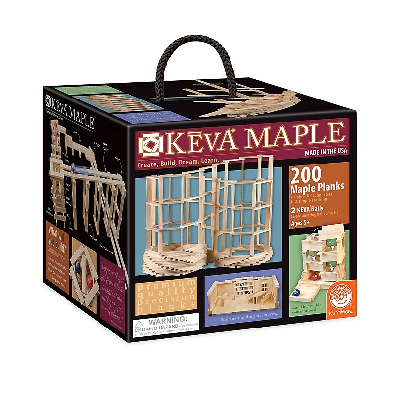 KEVA Maple Plank Set, 200 Pieces (MWA58077) image 1