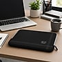SumacLife 13" Microsuede Laptop Sleeve, Black/Gray (NbkLea679)~#|#~6BB3BF6A-56DD-4FBE-B06A02783F5519AC_sc7