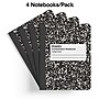 Staples 1-Subject Composition Notebooks, 7.5" x 9.75", College Ruled, 100 Sheets, Black, 4/Pack (ST58371C)~#|#~6BB777F0-C0DB-4C67-A548FEE5D642D5F8_sc7