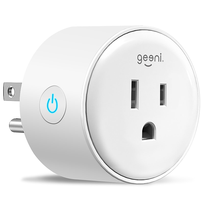 GEENI Smart Dot Round Smart Wi-Fi Plug, White (GN-WW117-199) image 1