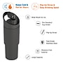 ASOBU Cosmic Stainless Steel Double Wall Insulated Water Bottle, 32 oz., Black, (ADNABF77BK)~#|#~6BC60744-6DA9-40BF-8B204671795A7696_sc7