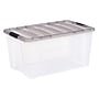 Iris 72 Quart Storage Bin with Latching Lid, Plastic, Clear, 3/Pack (500150)~#|#~6BC6FF91-2A65-4BEC-A9B482C954DEF307_sc7