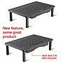 Staples TECH Adjustable Monitor Stand with Drawer, Black (ST62819-CC)~#|#~6BC7B0E8-8457-408D-BE7AE8875756D772_sc7