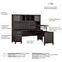 Bush Home Somerset 72W L-Shaped Sit to Stand Desk with Hutch, Mocha Cherry (SET015MR)~#|#~6BC837B5-7691-47FB-A603D8F901D573B1_sc7