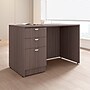 Boss Office Products 48"W Desk with Box/Box/File Pedestal, Driftwood (GROUP104-DW)~#|#~6BCE2897-AD54-4927-8B73493D344246A2_sc7