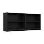 Bush Furniture Universal 30"H 2-Shelf Bookcase, Classic Black, 2/Set (UB001BL)~#|#~6BD09EDA-2AD3-4AFB-8876D38C3FA1C15C_sc7