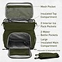 bentgo Prep Deluxe Insulated Multimeal Bag, 5-Compartment, Olive Green (BGPRPBAG-OG)~#|#~6BD1AAC6-2053-4EA8-B00283DBA1E3BA95_sc7