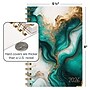 2026 Global Printed Products 5.5" x 8" Weekly & Monthly Planner, Paperboard Cover, Teal Gold Marble (FSHN-CY26-58-54)~#|#~6BD9BC07-4FAC-496D-90A0AF64D58BB097_sc7