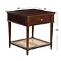 Storied Home Maxwelton Solid Wood End Table, Dark Chestnut (EC1067)~#|#~6BDAD2C4-5E0F-4A34-AEDAB9927B101A28_sc7