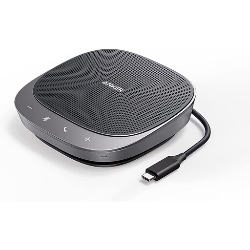 Anker PowerConf S360 Speakerphone, Black (A3307041) Staples