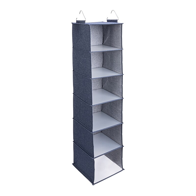 Household Essentials Hanging Closet Organizer, 6 Shelf (HE1061) image 1