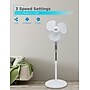 Black & Decker 18" Oscillating Pedestal Fan, 3-Speed, White (BFSR18"W)~#|#~6BE0363D-8754-4D3B-AE14F91D18F5E6FE_sc7