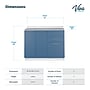 Viva Comfort 36.75'' H x 42" L Exam Room Medical Cabinet, 2-Doors, 3-Drawers, Blueberry (902BASE42NSBL)~#|#~6BE3991A-D112-44DA-9B5D9D58D361DCFB_sc7