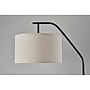 Simplee Adesso Max 66" Matte Black Floor Lamp with Oatmeal Drum Shade (SL1140-01)~#|#~6BE443E9-E267-4DAD-B3A1936243D9917B_sc7