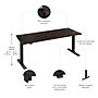 Bush Business Furniture Move 40 Series 72"W Electric Adjustable Standing Desk, Mocha Cherry/Black (M4S7230MRBK)~#|#~6BEA2D4C-DB3C-448F-AFBAC953601DC377_sc7
