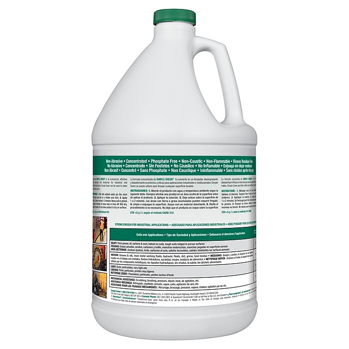Simple Green Industrial Cleaner and Degreaser, 128 oz