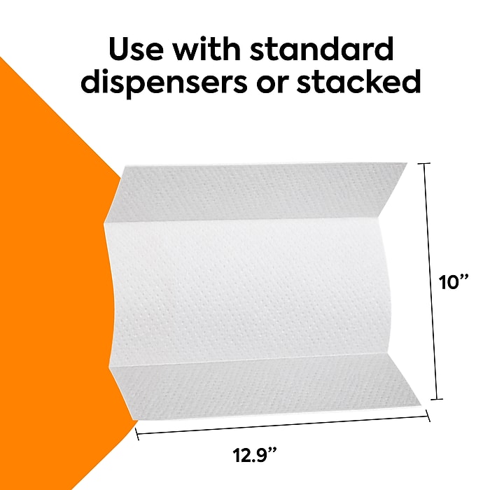 Coastwide Professional Recycled C-Fold Paper Towels, 1-Ply, 150
