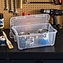 Iris 13.5 Quart Storage Container with Lid, Plastic, Clear, 6/Pack (500295)~#|#~6BEC9D24-C8E8-4B40-B83F43BB075D9E29_sc7