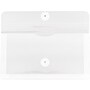 JAM Paper Premium Plastic Filing Envelope with Button & String Closure, 5 1/4" x 10", Clear, 3/Pack (921B1CLX3)~#|#~6BEDAFE5-5E24-47B1-9B24B269D76DDA64_sc7