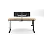 VersaDesk PowerLift Split-Level 72"W Electric Rectangular Adjustable Standing Desk, Maple/Black (PL2SD7230-BM)~#|#~6BEF28AD-914C-49E2-89DB188A1D24CD0B_sc7