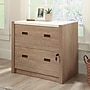 Sauder Dixon City Commercial 2-Drawer Lateral File Cabinet, Letter/Legal Size, Lockable, 33"W x 20"D, Brushed Oak (431453)~#|#~6BF01AA9-B7DB-49B4-B856F0BA666DE8AF_sc7