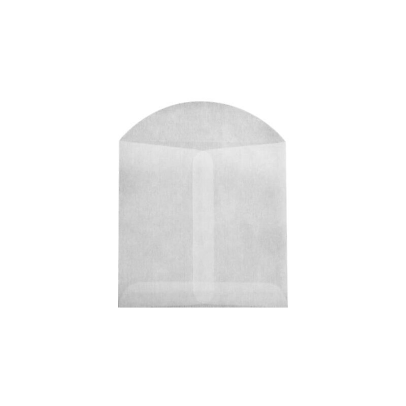 JAM PAPER Open End Envelopes, 4 x 4, Glassine, 500/Pack (GLASS-27-500) image 1