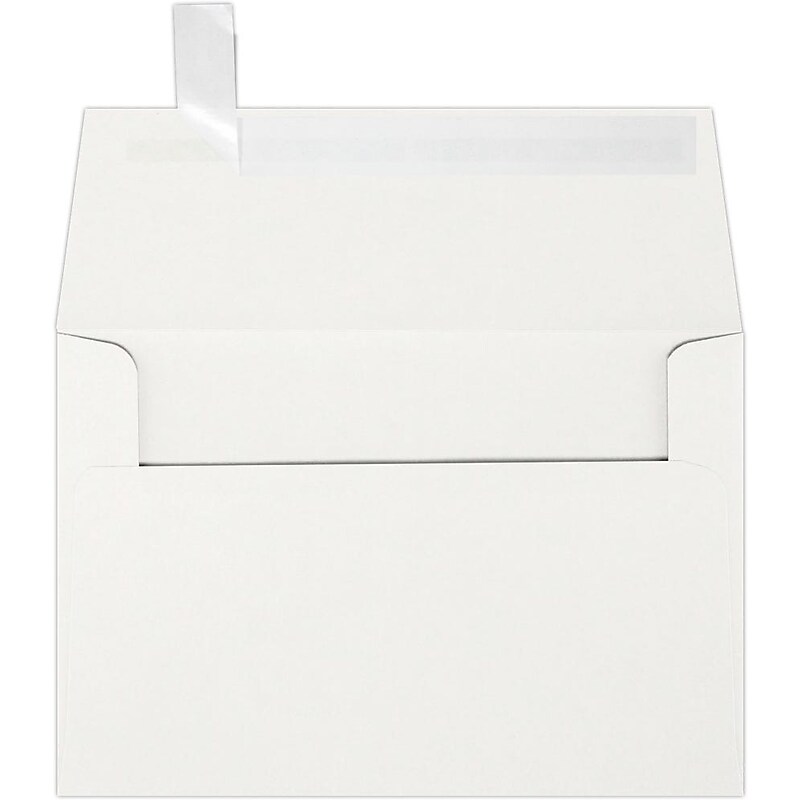 JAM Paper A4 Self Seal Booklet Envelope 4 1/4" x 6 1/4", Natural White, 50/Pack (4872-SN-50) image 1
