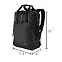Skyway Luggage Rainier Deluxe Laptop Compatible Backpack, Crater Black (505-17-001-BKP)~#|#~6BF826B5-90A9-444E-A13BB707AF4E5CD6_sc7
