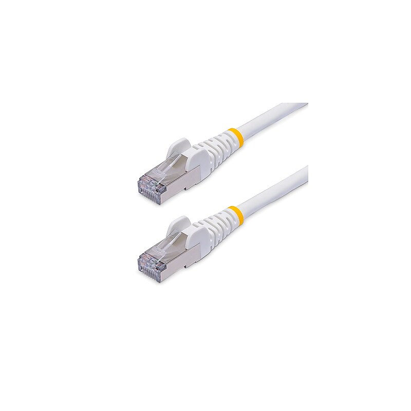 StarTech 15' CAT-8 Ethernet Cable, 26AWG, White (NLWH-15F-CAT8-PATCH) image 1