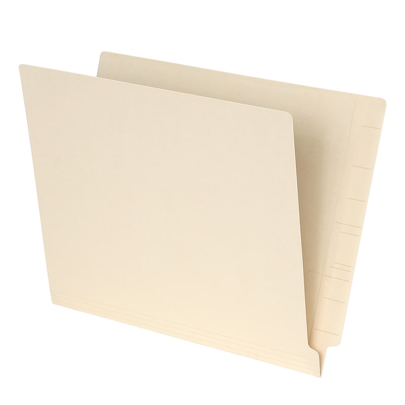 Pendaflex End Tab File Folder, Straight Cut, Letter Size, Manila, 100/Box (1007040) image 1
