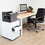 Mount-It! 3-Drawer Mobile File Cabinet, Letter & Legal Size, Lockable, 23.72"H x 14.7"W x 18.11"D, White (MI-941W)~#|#~6C08E6CC-D070-45BE-834FA8D5BCDE1913_sc7