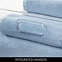 iDESIGN Small Stackable Plastic Storage Bin, 8.7" x 18" x 13.91", Clear, 3/Pack (29151M3)~#|#~6C0B545D-CF32-4108-98B487932FBFC1F9_sc7