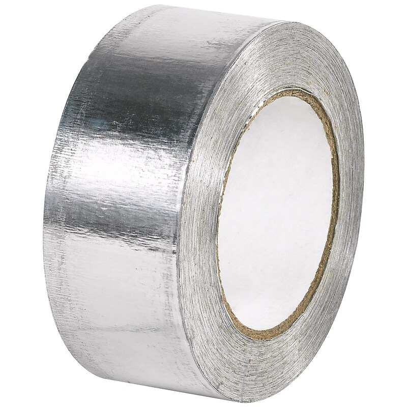 SI Products Aluminum Foil Tape, 2" x 60 yds., Gray/Silver (T9670031PK) image 1