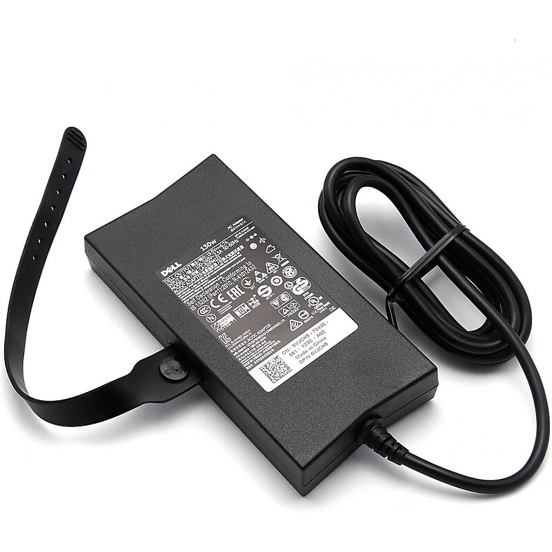 Dell 130W Power Adapter for Dell Laptop, Black (0JU012) image 1